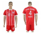 Bayern Munchen #4 Dante Home Soccer Club