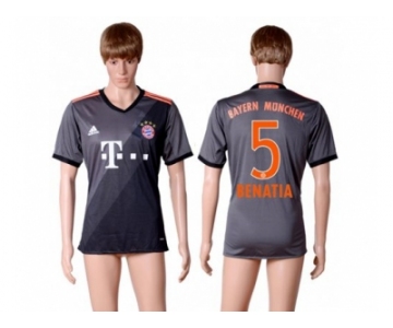 Bayern Munchen #5 Benatia Away Soccer Club Jersey