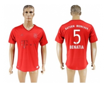 Bayern Munchen #5 Benatia Marine Environmental Protection Home Soccer Club Jersey