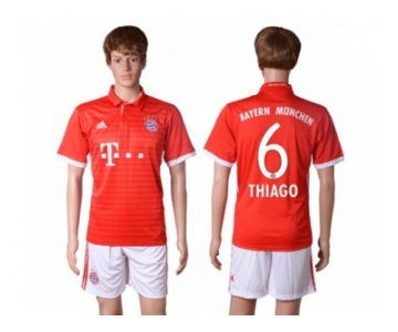 Bayern Munchen #6 Thiago Home Soccer Club Jersey