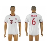 Bayern Munchen #6 Thiago White Soccer Club Jersey