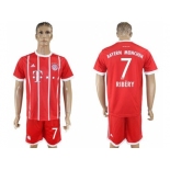 Bayern Munchen #7 Ribery Home Soccer Club