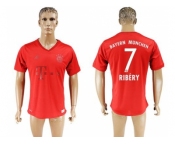 Bayern Munchen #7 Ribery Marine Environmental Protection Home Soccer Club Jersey