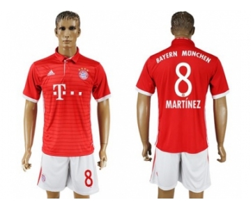 Bayern Munchen #8 Martinez Home Soccer Club Jersey