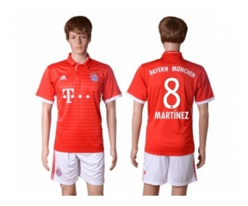 Bayern Munchen #8 Martinez Home Soccer Club Jerseys