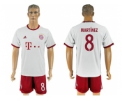 Bayern Munchen #8 Martinez Sec Away Soccer Club Jersey