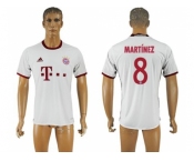 Bayern Munchen #8 Martinez White Soccer Club Jersey