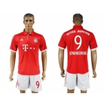 Bayern Munchen #9 Lewandowski Home Soccer Club Jersey