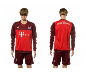 Bayern Munchen Blank Goalkeeper Long Sleeves Soccer Club Jersey