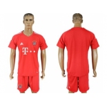 Bayern Munchen Blank Red Goalkeeper Soccer Club Jersey