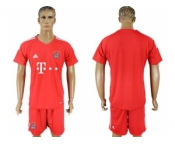 Bayern Munchen Blank Red Goalkeeper Soccer Club Jersey