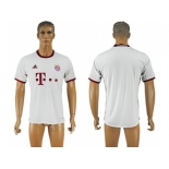 Bayern Munchen Blank White Soccer Club Jersey