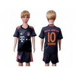 Bayern Munchen #10 Robben Away Kid Soccer Club Jersey