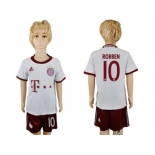 Bayern Munchen #10 Robben SEC Away Kid Soccer Club Jersey