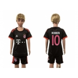 Bayern Munchen #10 Robben SEC Away Kid Soccer Club Jerseys