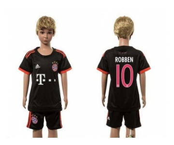 Bayern Munchen #10 Robben SEC Away Kid Soccer Club Jerseys