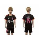 Bayern Munchen #19 Gotze SEC Away Kid Soccer Club Jersey