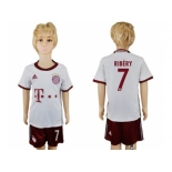 Bayern Munchen #7 Ribery SEC Away Kid Soccer Club Jersey