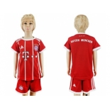 Bayern Munchen Blank Home Kid Soccer Club Jersey