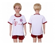 Bayern Munchen Blank SEC Away Kid Soccer Club Jersey