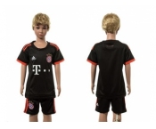 Bayern Munchen Blank SEC Away Kid Soccer Club Jerseys