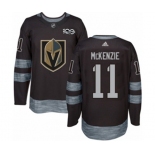 Adidas Vegas Golden Knights #11 Curtis McKenzie Authentic Black 1917-2017 100th Anniversary NHL Jersey