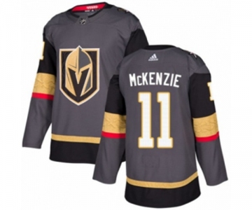 Adidas Vegas Golden Knights #11 Curtis McKenzie Authentic Gray Home NHL Jersey