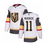 Adidas Vegas Golden Knights #11 Curtis McKenzie Authentic White Away NHL Jersey