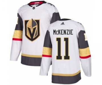 Adidas Vegas Golden Knights #11 Curtis McKenzie Authentic White Away NHL Jersey