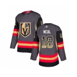 Adidas Vegas Golden Knights #18 James Neal Authentic Black Drift Fashion NHL Jersey