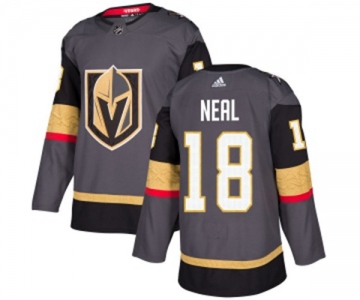 Adidas Vegas Golden Knights #18 James Neal Authentic Gray Home NHL Jersey