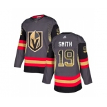 Adidas Vegas Golden Knights #19 Reilly Smith Authentic Black Drift Fashion NHL Jersey