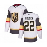 Adidas Vegas Golden Knights #22 Nick Holden Authentic White Away NHL Jersey