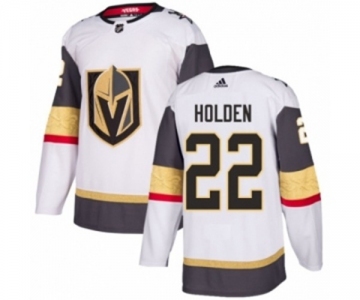 Adidas Vegas Golden Knights #22 Nick Holden Authentic White Away NHL Jersey