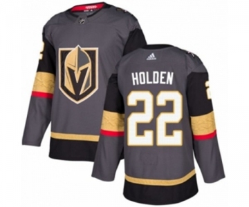 Adidas Vegas Golden Knights #22 Nick Holden Premier Gray Home NHL Jersey