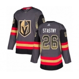 Adidas Vegas Golden Knights #26 Paul Stastny Authentic Black Drift Fashion NHL Jersey