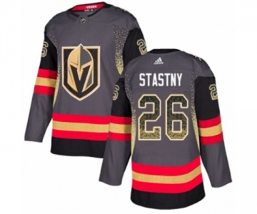 Adidas Vegas Golden Knights #26 Paul Stastny Authentic Black Drift Fashion NHL Jersey