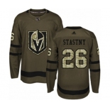 Adidas Vegas Golden Knights #26 Paul Stastny Authentic Green Salute to Service NHL Jersey