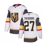 Adidas Vegas Golden Knights #27 Shea Theodore Authentic White Away NHL Jersey