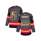 Adidas Vegas Golden Knights #28 William Carrier Authentic Black Drift Fashion NHL Jersey