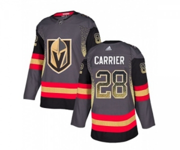 Adidas Vegas Golden Knights #28 William Carrier Authentic Black Drift Fashion NHL Jersey