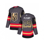 Adidas Vegas Golden Knights #29 Marc-Andre Fleury Authentic Black Drift Fashion NHL Jersey