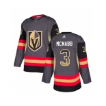 Adidas Vegas Golden Knights #3 Brayden McNabb Authentic Black Drift Fashion NHL Jersey