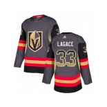 Adidas Vegas Golden Knights #33 Maxime Lagace Authentic Black Drift Fashion NHL Jersey