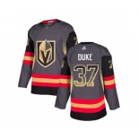 Adidas Vegas Golden Knights #37 Reid Duke Authentic Black Drift Fashion NHL Jersey