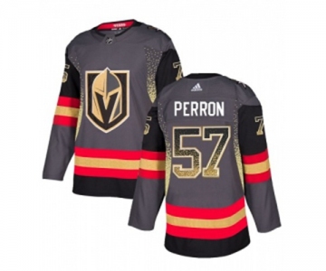 Adidas Vegas Golden Knights #57 David Perron Authentic Black Drift Fashion NHL Jersey