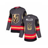 Adidas Vegas Golden Knights #6 Colin Miller Authentic Black Drift Fashion NHL Jersey