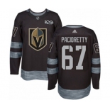 Adidas Vegas Golden Knights #67 Max Pacioretty Authentic Black 1917-2017 100th Anniversary NHL Jersey