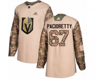 Adidas Vegas Golden Knights #67 Max Pacioretty Authentic Camo Veterans Day Practice NHL Jersey