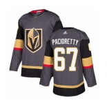 Adidas Vegas Golden Knights #67 Max Pacioretty Authentic Gray Home NHL Jersey